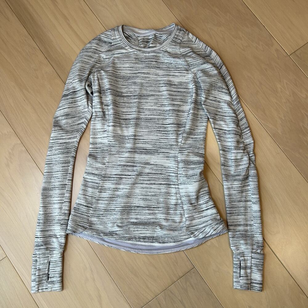 Lululemon Runderful Top In Space Dye Camo Long Sleeve Women’s 2